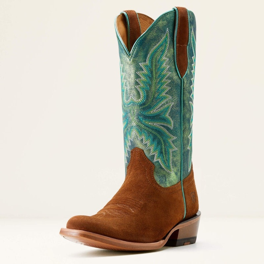 Ariat Futurity Flash K Toe Western Boots in Glazed Ginger Night Vision. Sz: 8 - Picture 3 of 14